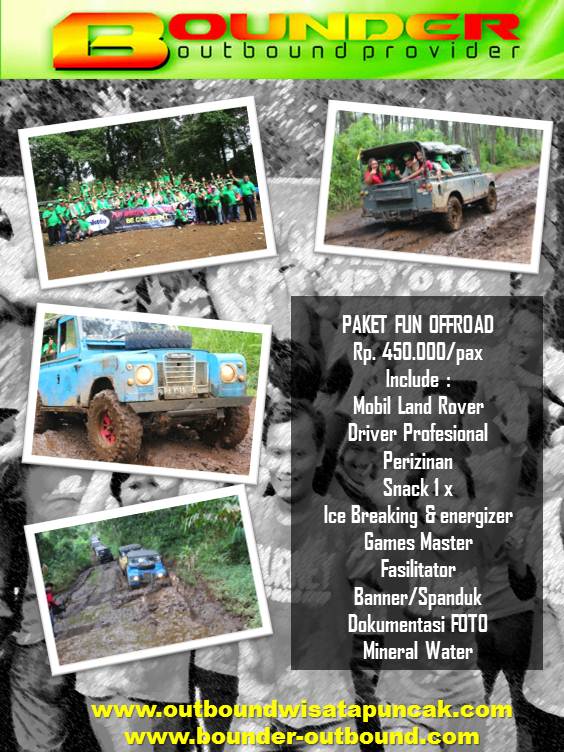 Paket harga outbound paket fun offroad