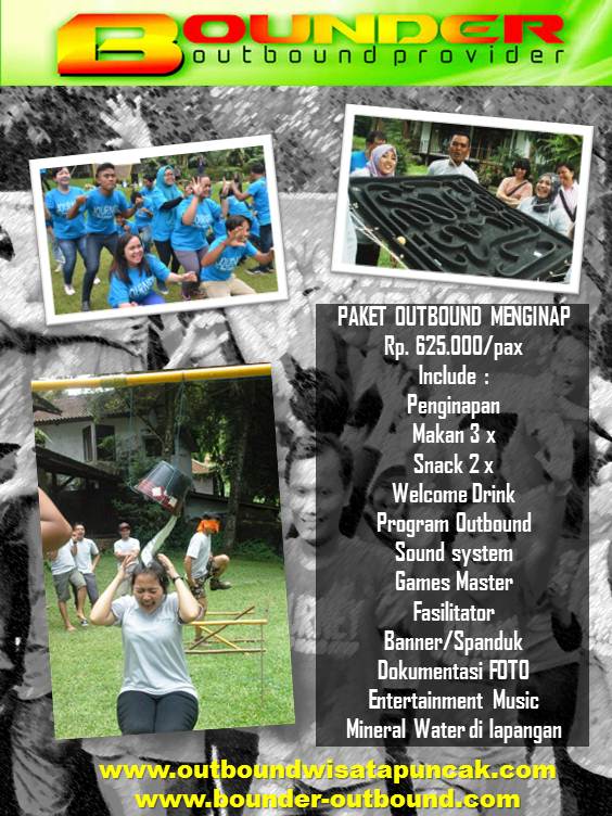 Paket harga outbound paket outbound menginap